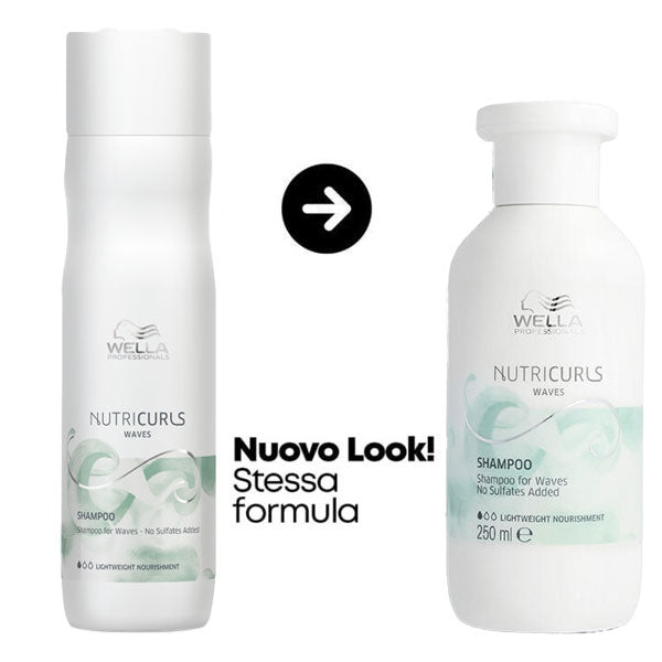 Wella Nutri Curls Waves Shampoo Capelli Ondulati 250 ml